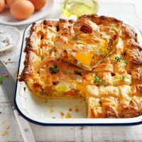 Egg, Bacon and Veggie Pie